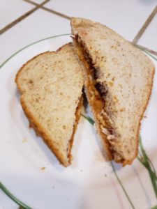 peanut butter & banana sandwich